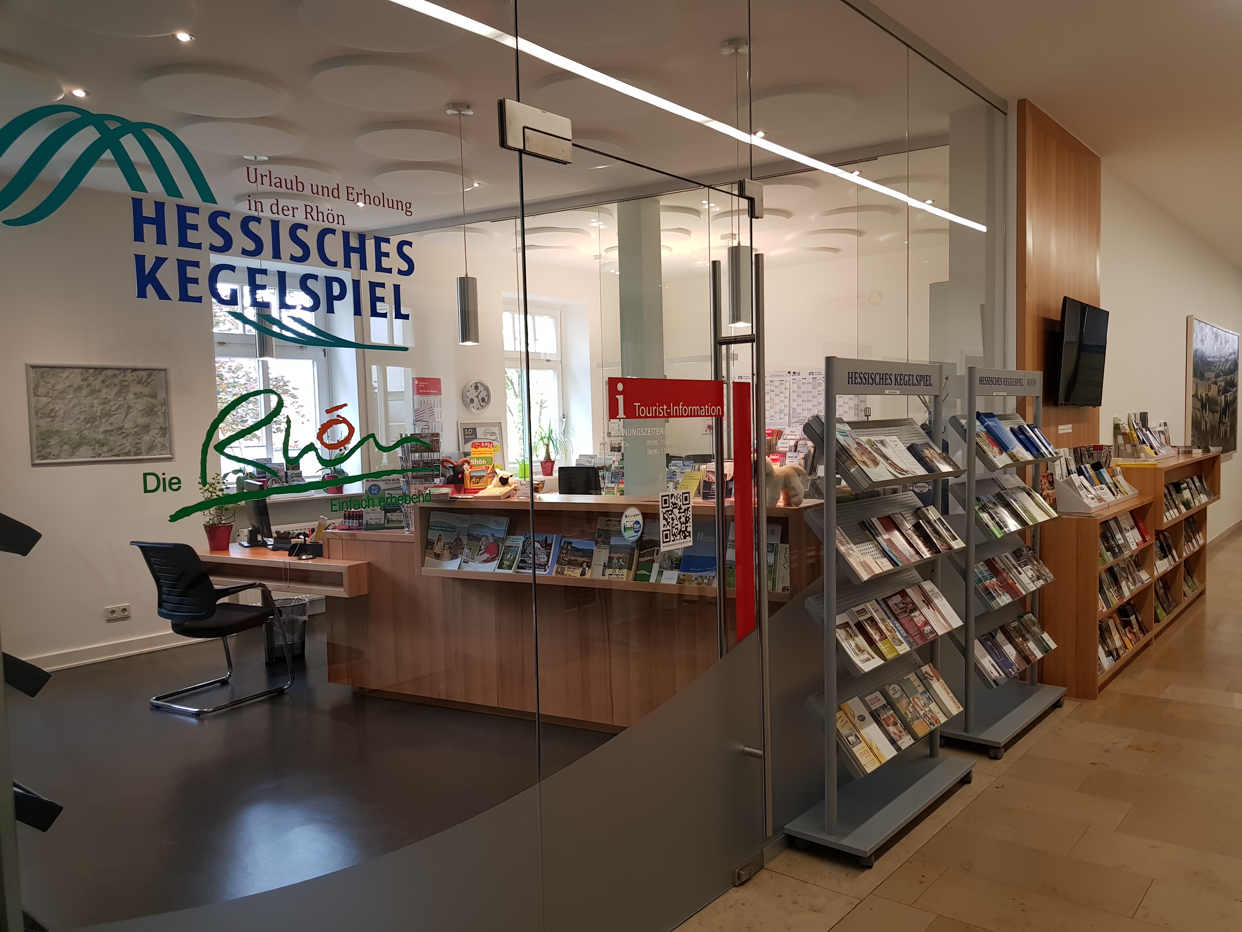 Außenansicht der Tourist-Inforamtion in Hünfeld.