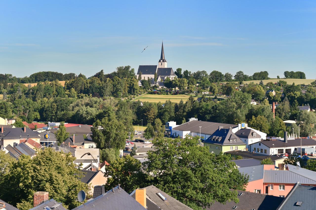 Stadtbild Schleiz mit Bergkirche AWE_9540 Schleiz.JPG