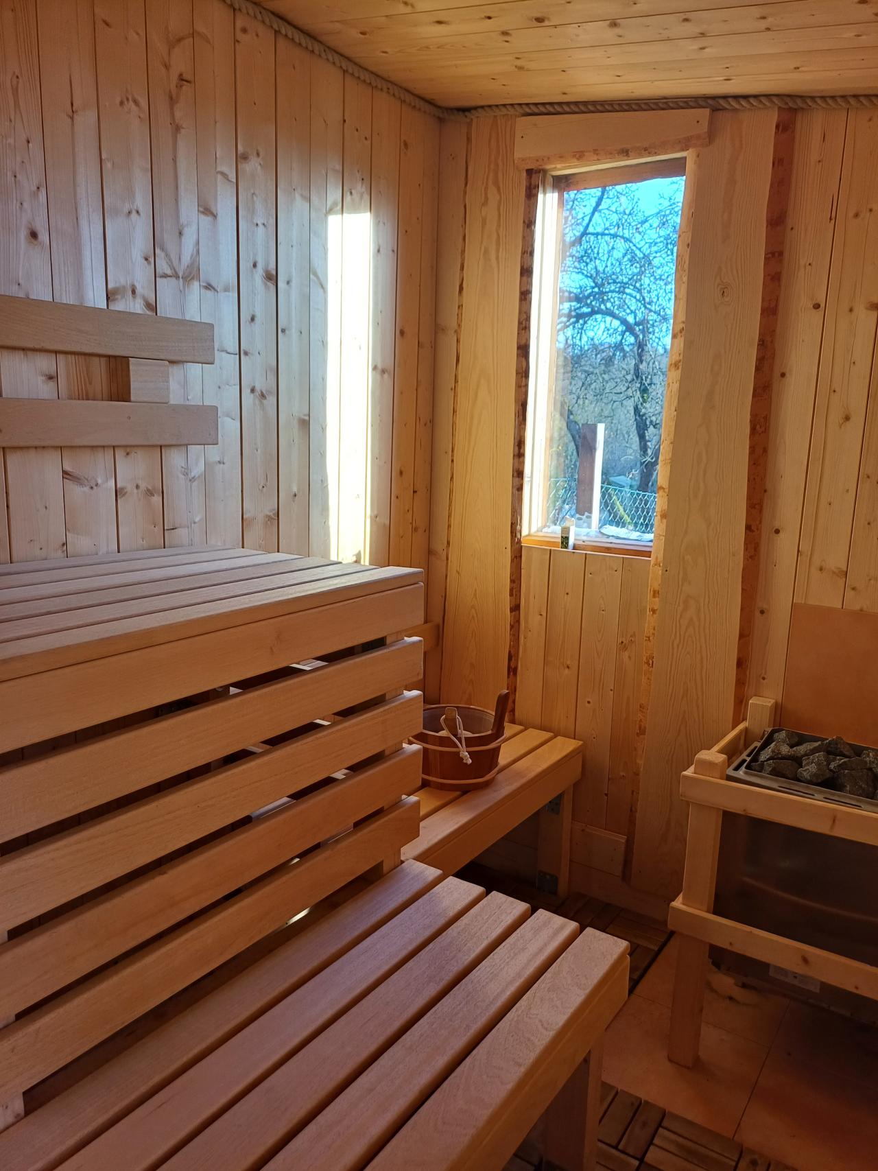Sauna mit Ausblick